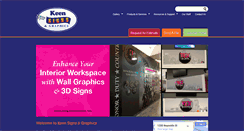 Desktop Screenshot of keensigns.com