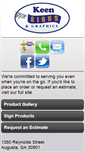 Mobile Screenshot of keensigns.com